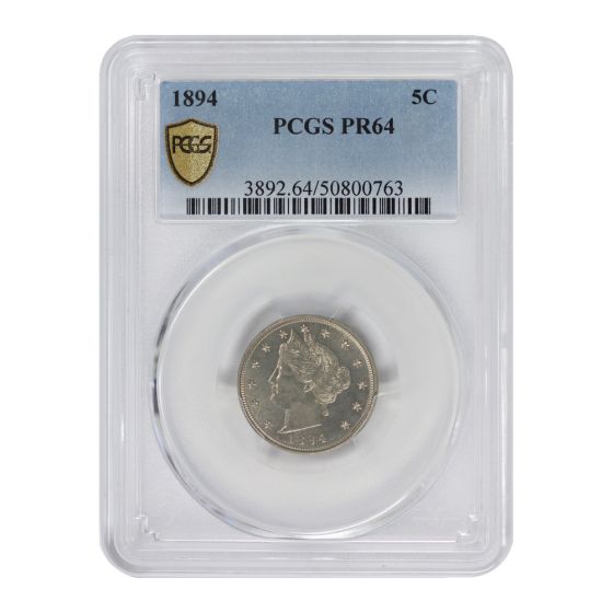 1894 5c Liberty Nickel PCGS PR64