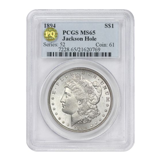 1894 $1 Silver Morgan PCGS MS65 PQ