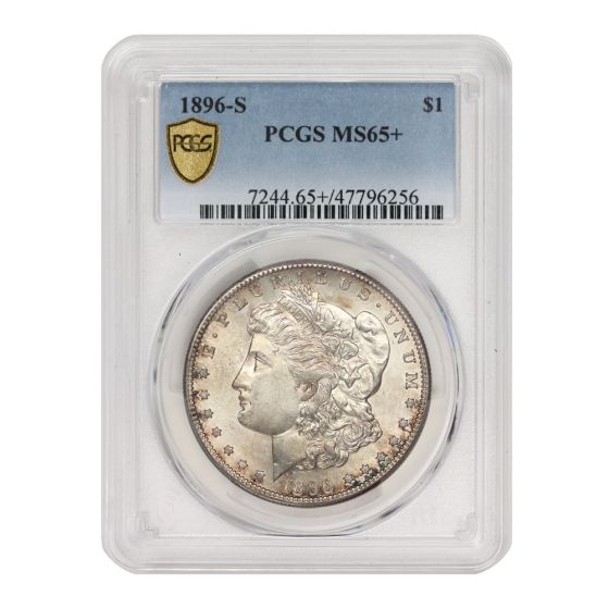1896-S $1 Silver Morgan PCGS MS65+