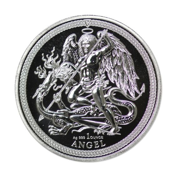 Isle of Man 2024 1oz Silver Angel BU
