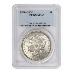 1900-O/CC $1 Silver Morgan PCGS MS65 Obverse