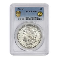 1900-O $1 Silver Morgan PCGS MS67 PQ