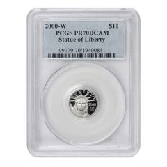 2000-W $10 Platinum Eagle PCGS PR70DCAM