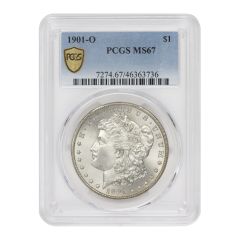 1901-O $1 Silver Morgan PCGS MS67 Obverse