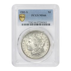 1902-S $1 Silver Morgan PCGS MS66