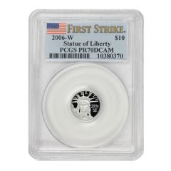 2006-W $10 Platinum Eagle PCGS PR70DCAM FS Obverse
