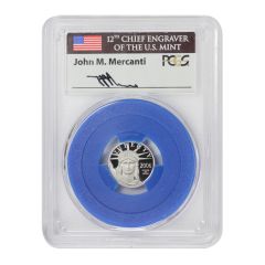 2006-W $10 Platinum Eagle PCGS PR70DCAM Mercanti Label