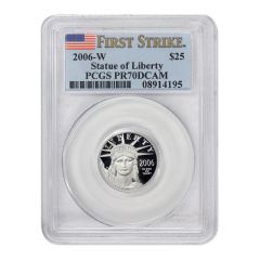 2006-W $25 Platinum Eagle PCGS PR70DCAM FS Obverse
