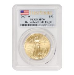 2007-W $50 Eagle PCGS SP70/MS70 FS Obverse
