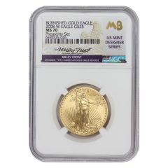 2008-W $25 Gold Eagle NGC MS70 Frost Label