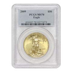 US G$50 Eagle 2009 PCGS MS70 Obverse