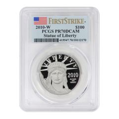 2010-W $100 Platinum Eagle PCGS PR70DCAM FS Obverse