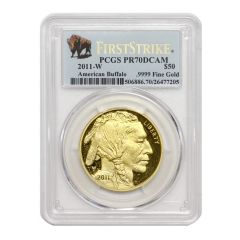 2011-W $50 Buffalo PCGS PR70DCAM FS Obverse