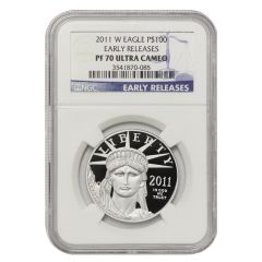 2011-W $100 Platinum Eagle NGC PF70UCAM ER Obverse