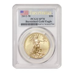 2012-W $50 Gold Eagle PCGS SP70 FS Obverse