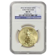 2012-W $50 Eagle NGC MS70 ER Obverse

