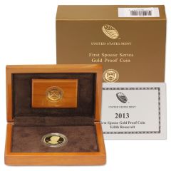 2013-W $10 Gold First Spouse Edith Roosevelt Proof OGP