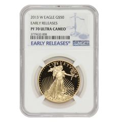 2013-W $50 Gold Eagle NGC PF70UCAM ER Obverse
