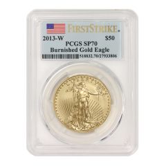 2013-W $50 Gold Eagle PCGS SP70 FS Obverse
