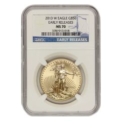 2013-W $50 Eagle NGC MS70 ER Obverse