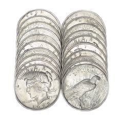 1923 Peace Silver Dollar BU Roll