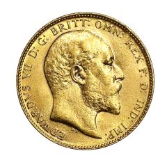 Pre-1933 AU King Edward British Gold Sovereign (Random Year)