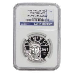 2015-W $100 Platinum Eagle NGC PF70UCAM ER Obverse