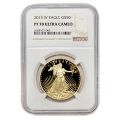 2015-W $50 Eagle NGC PF70UCAM Obverse
