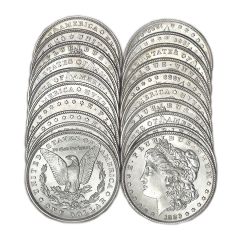 1889 $1 Morgan Silver Dollar BU Roll