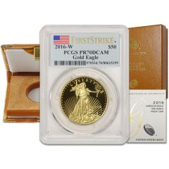 2016-W $50 Gold Eagle PCGS PR70DCAM FS OGP