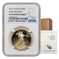 2017-W $50 Eagle NGC PF70UCAM ER OGP