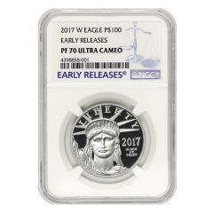 2017-W $100 Platinum Eagle NGC PF70UCAM ER Obverse