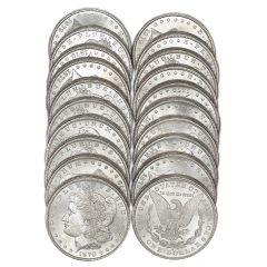 1879-S $1 Morgan Silver Dollar BU Roll