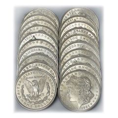 $1 Morgan Silver Dollar AU Rolls (Random Year)