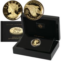 2017-W $100 Gold High Relief Liberty Proof w/ Mint Box and CoA 