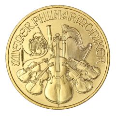 1oz Austrian Gold Philharmonic Unc (Random Year) Obverse