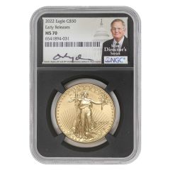 Great Britain 2023 £100 Gold KCIII Coronation NGC MS70 58th Coin Struck Jessopp Label Obverse