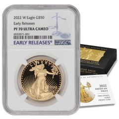 2022-W $50 Gold Eagle NGC PF70UCAM ER OGP