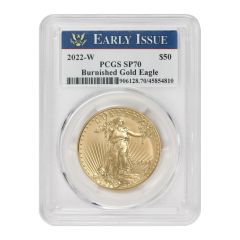 2022-W $50 Gold Eagle PCGS SP70 Early Issue Obverse

