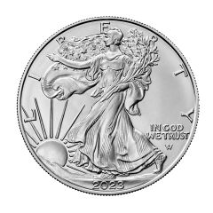 US $1 Silver Eagle 2023 BU Obverse