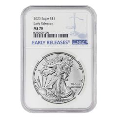 US S$1 Eagle 2023 NGC MS70 Early Releases Obv