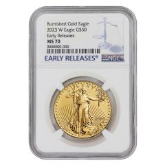 US G$50 Eagle 2023-W NGC MS70 Early Releases Obverse