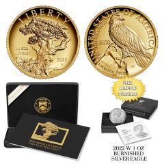 2023-W $100 Gold High Relief Liberty Proof w/OGP + Bonus ASE