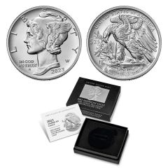 2023-W 1 oz $25 Burnished Palladium Eagle w/ OGP