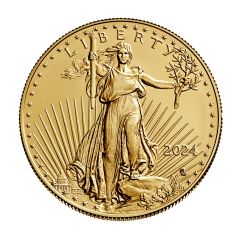 US $50 Gold Eagle 2024 BU Obverse