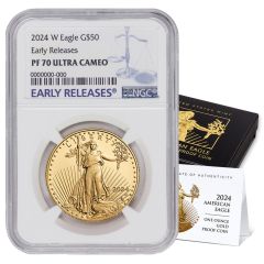 US G$50 Eagle 2024-W NGC PF70UCAM Early Releases w/ OGP