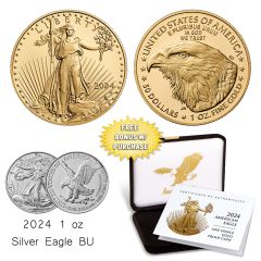 PRE-ORDER 2024-W $50 Gold Eagle Proof w/ OGP + Bonus