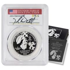 2024-W $100 Platinum Eagle PCGS PR70DCAM AR Dannreuther Label OGP