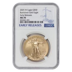 2025-W $50 Gold Eagle NGC MS70 ER