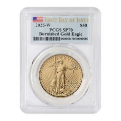 2014-W 50c Gold Kennedy High Relief NGC PF70UCAM ANA Inaugural Releases Obverse